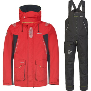 2026 Musto Hombres BR2 Chaqueta Y Pantalón Con Peto Offshore Para Vela - Rojo / Black